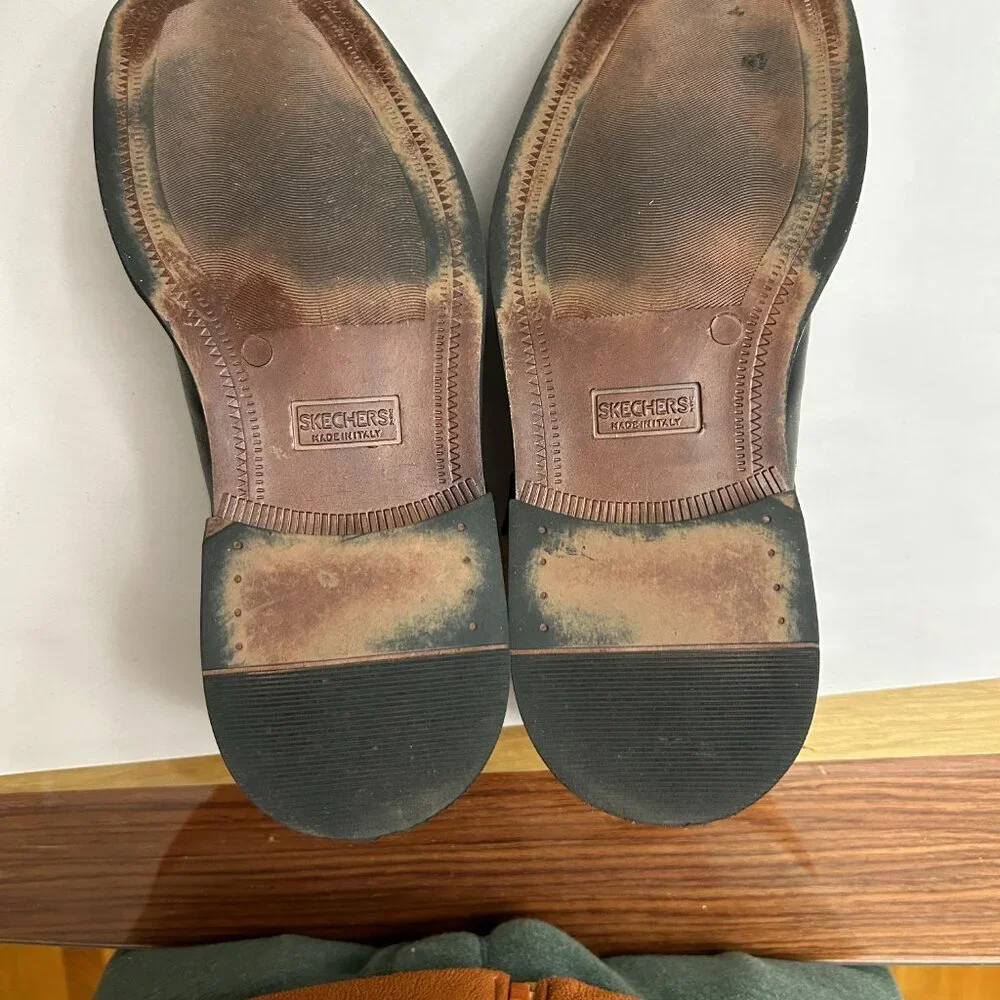 Skechers Leather Vintage Boot with Buckle - Made in Italy - Picture 10 of 13